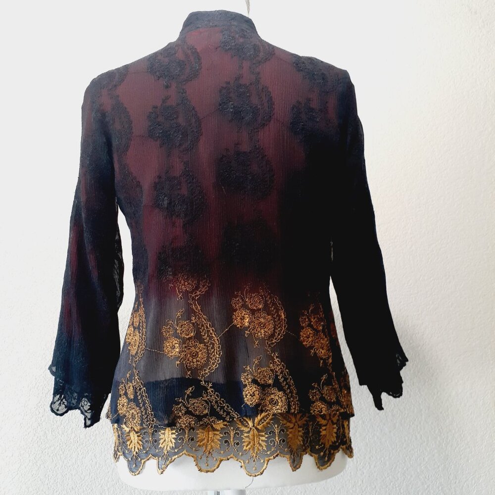 Citron Layered Topper Jacket - Picture 2 of 15